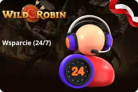 Całodobowe wsparcie 24/7 w WildRobin